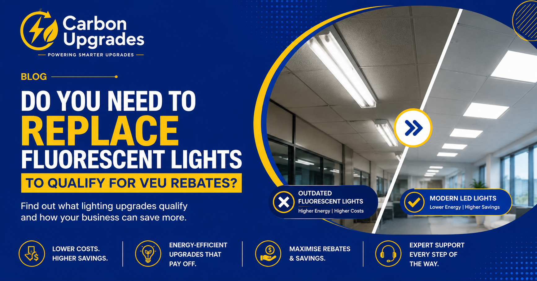 Replace Fluorescent Lights
